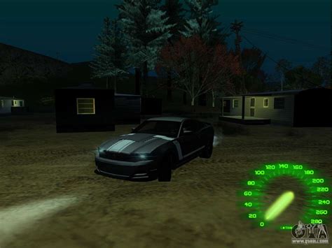The Speedometer In The Style Of A Neon For Gta San Andreas
