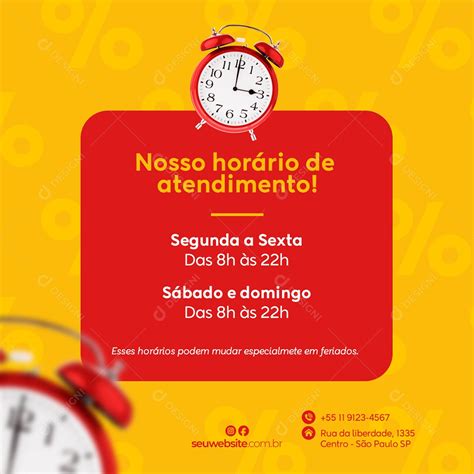Horario De Funcionamento Do Mercado