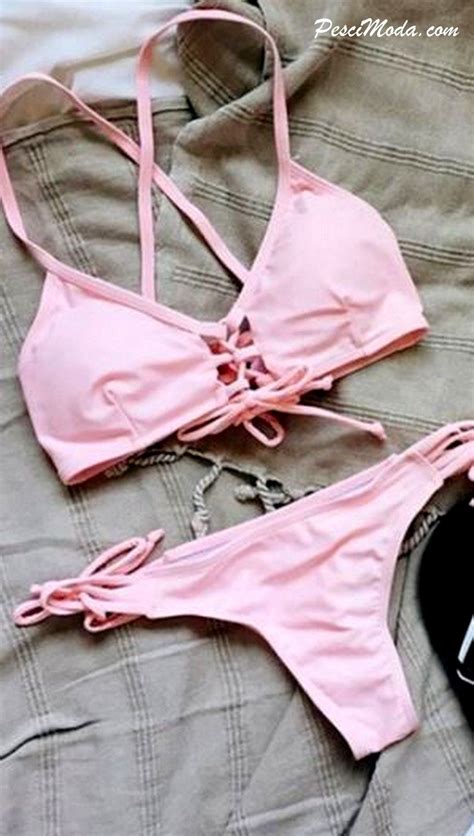 14 99 cute summer wear pink bikini set for women teens get additional 10 … bathing suits