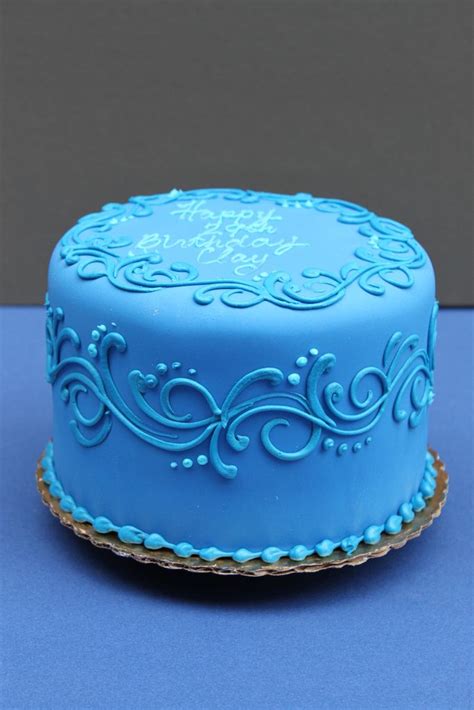 Simple birthday cake recipes which are perfect for parties! Deep Blue in 2020 | Simple cake designs, Cake decorating ...