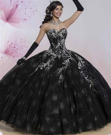 Resultado de imagen para vestidos de quinceañeras negros | Quincenera
