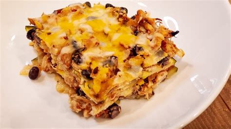 Low Carb Mexican Chicken Lasagna The Tasty Bits