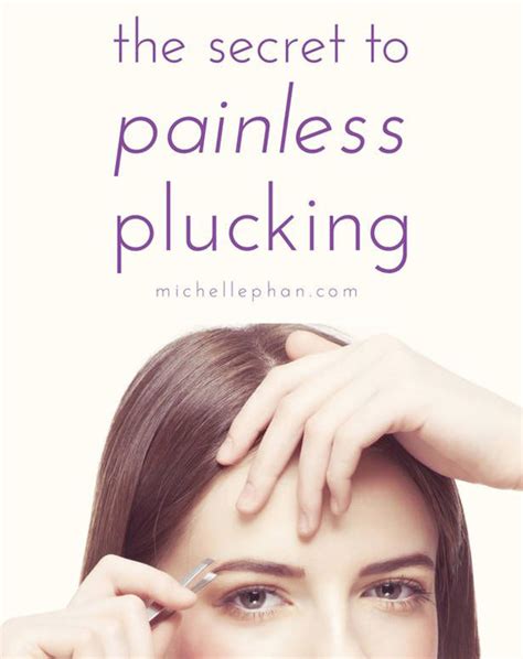 Quick Tip How To Painlessly Pluck Your Brows Michelle Phan Michelle Phan