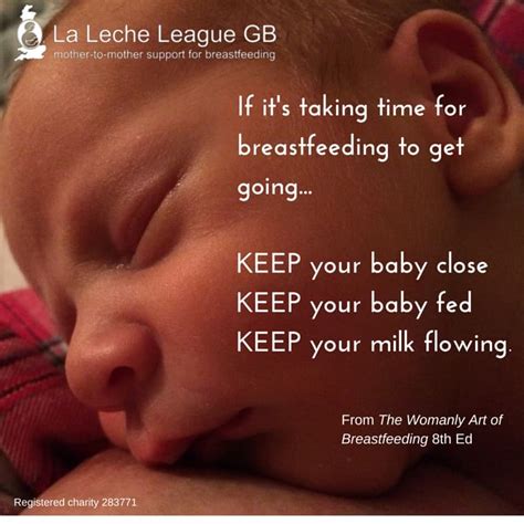 Getting Breastfeeding On Track After A Difficult Start The Keeps La Leche League GB