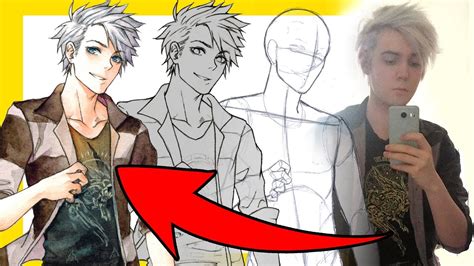 Video by art ala carte. 【How To Draw Yourself】as an Anime Character - YouTube