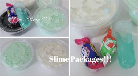 How I Package My Slime Orders Youtube