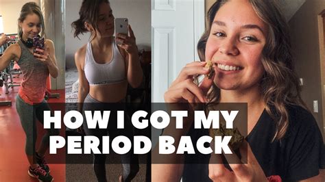 My All In Journey How I Got My Period Back Youtube
