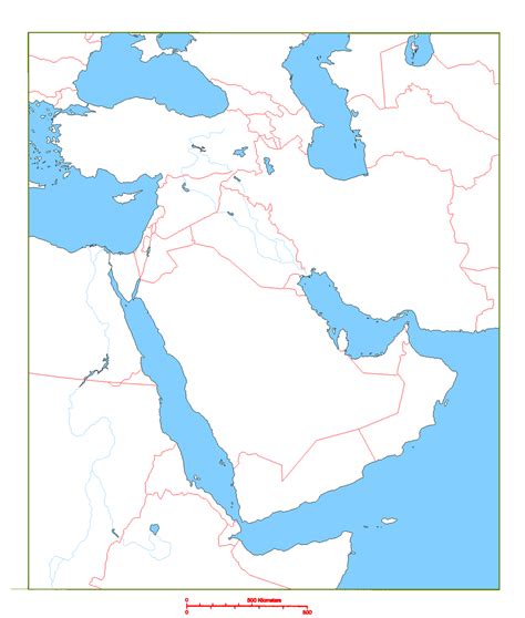 Blank Map Of Arabian Peninsula