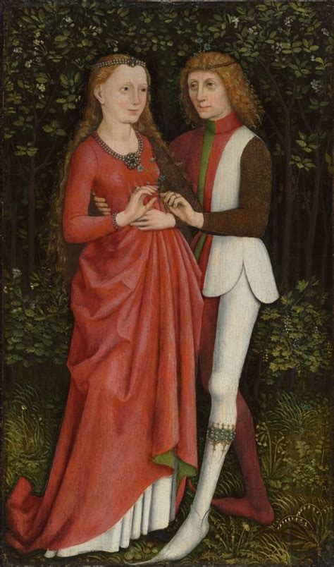 A Bridal Couple Medieval Fashion Renaissance Art Cleveland Museum