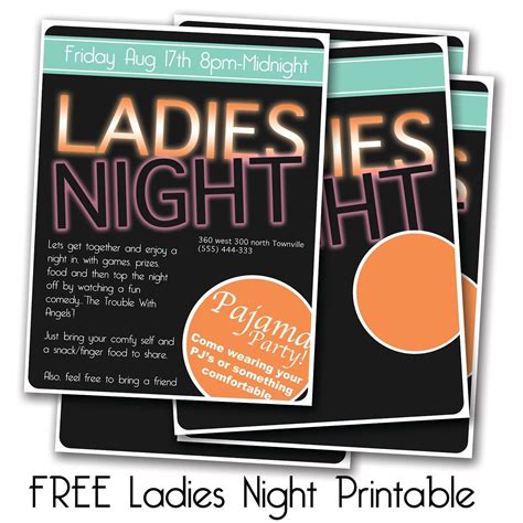 Ladies Night Invitation Template Free Elegant Pin By Angie Elias Escamilla On Invites In 2020