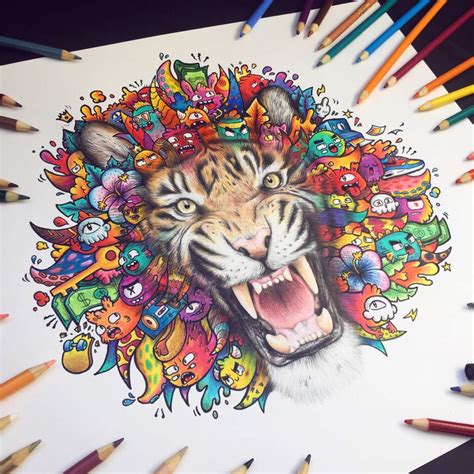Tiger Doodle | Art Amino