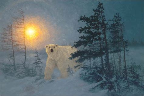 Polar Bear Painting By Greg Beecham Bear Paintings Bear Art Polar