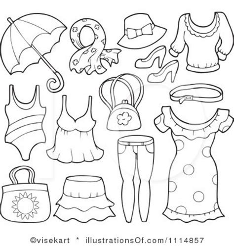 CLOTHING CLIPART BLACK AND WHITE 457px Image 15