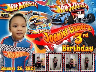 Tarpaulin Design Hot Wheels Birthday Banner Graphics Quick Banner