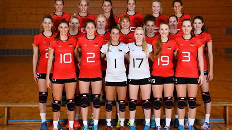 Deutsche Volleyballerinnen Holen Zweiten Sieg Bildde