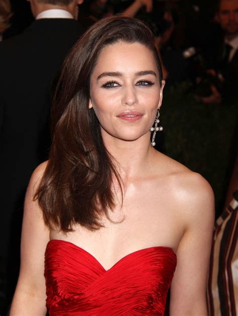 Emilia Clarke Hot Cleavage Spicy Hq Photos Punk Chaos To Couture