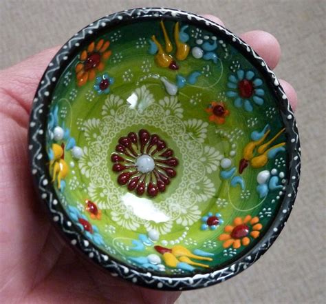 Ceramic Bowl Painting Ideas Hand Painted Trinket Bowls Hand Painted