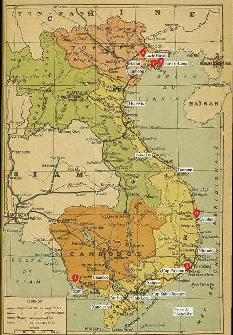 Map Of French Indochina © Vinhtantran 2019 Wikimedia Commons With