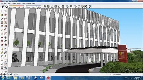 Sketchup Office Building Off7 Free 3d Model Cgtrader