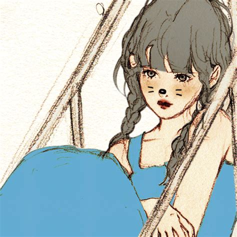 韓國살구 salgoolulu動態圖 animated illustrator by 살구 salgoolulu pretty art cute art character art