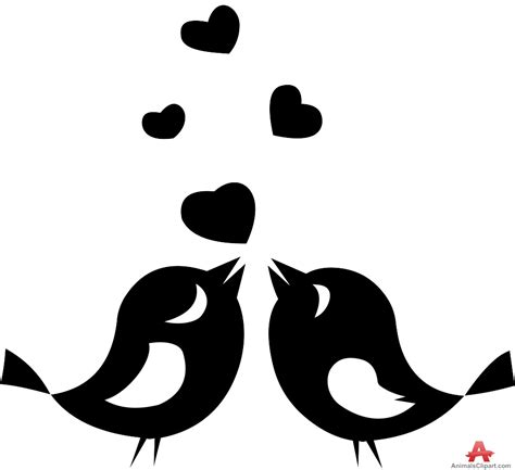 Love Bird Silhouette Clip Art 101 Clip Art