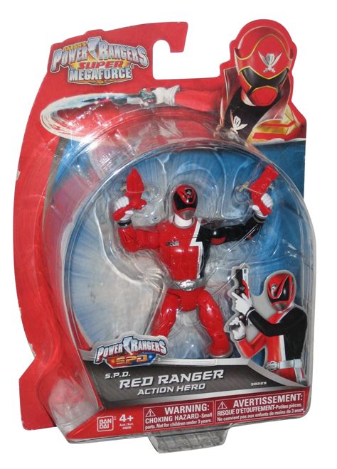 Power Rangers Super Megaforce Spd Red Ranger 5 Action Hero Figure
