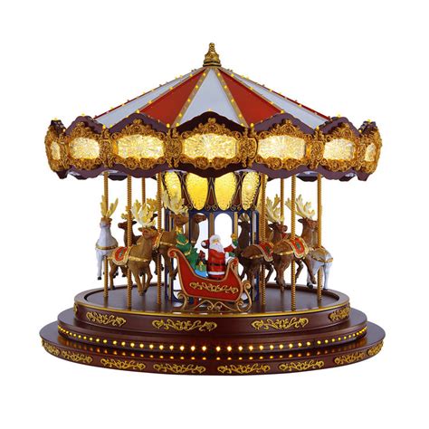 158 Inch 40 Cm Animated Christmas Marquee Grand Carousel With 240