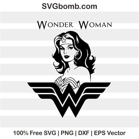 Home vector logos entertainment wonder woman logo vector. Free SVG: Wonder Woman Clipart Silhouette | SVGBOMB