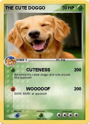 Pokémon The Cute Doggo Cuteness My Pokemon Card