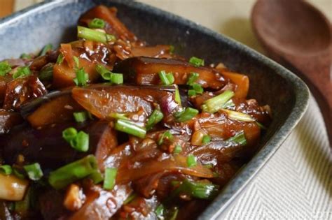 szechuan eggplant in garlic sauce bliss of cooking