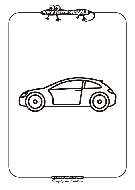 709x850 simple coloring pages kids coloring download easy car coloring. Car Five - Simple cars | Easy coloring cars for toddlers