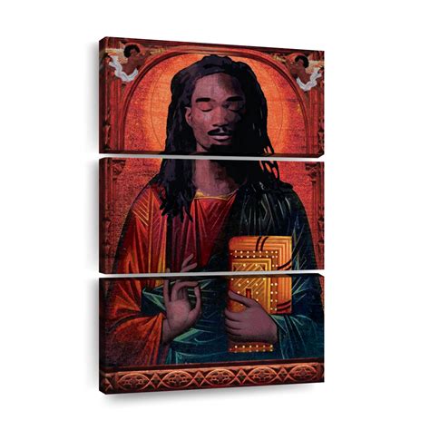 Black Jesus Christ Wall Art Painting