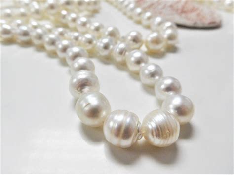 9 12mm White Circlebaroque South Sea Pearls Continental Pearl Loose