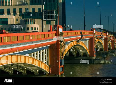 Vauxhall Bridge Over River Thames London United Kingdom Stock Photo Alamy