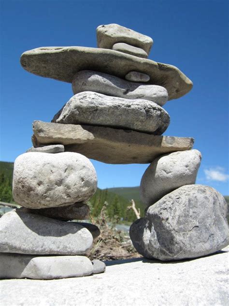 47 Best Images About Inukshuk Etc Stacked Stones On Pinterest
