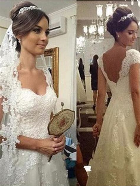 Ein brautkleid, in dem du du sein kannst und dich einfach pudelwohl fühlst. A-Linien-/Princess-Stil Herzausschnitt Sweep/Pinsel zug ...