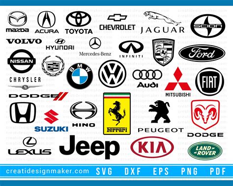 Car Logos Svg Creativedesignmaker
