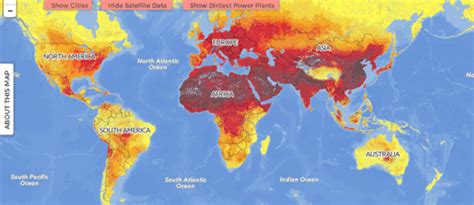 Maps Mania The Worldwide Air Pollution Map