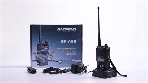 Baofeng Bf A58 5w Portable Dual Band Mobile Base Waterproof Radio Buy