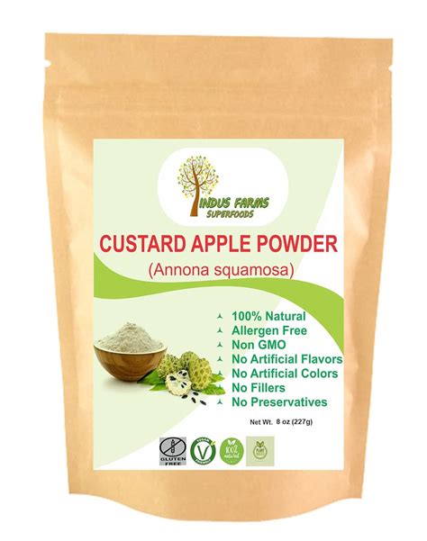 Buy Indus Farms 100 Natural Custard Apple Sugar Apple Fruit Powder