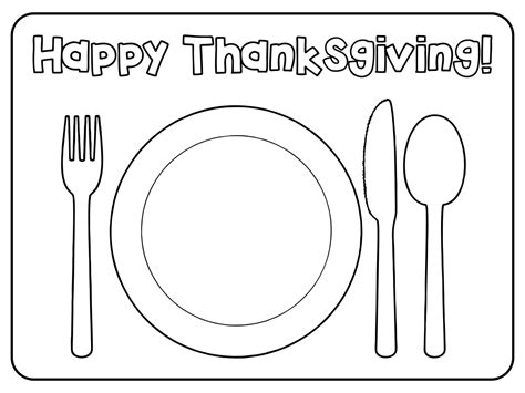 7 Best Turkey Thanksgiving Placemats Printable - printablee.com