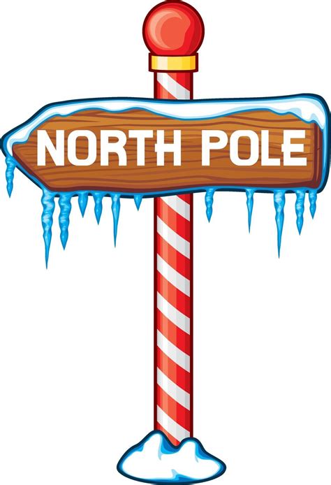 North Pole Sign Printable