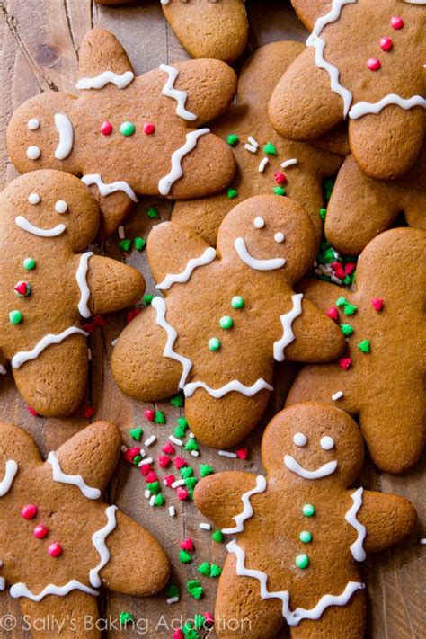 These peppermint candy cookies will make your skirt fly up…in a major way. My Favorite Gingerbread Cookies | Sally's Baking Addiction