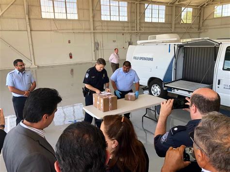 Cbp And Mexico Customs Officers Process First Air Cargo Shipment At