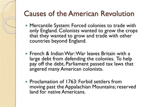 Ppt The American Revolution Powerpoint Presentation Id 2645057