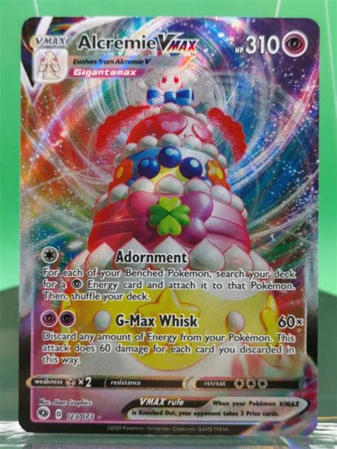Alcremie Vmax 023073 Champions Path Ultra Rare Full Art Pokémon Card