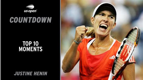 Justine Henin Top 10 Moments US Open YouTube