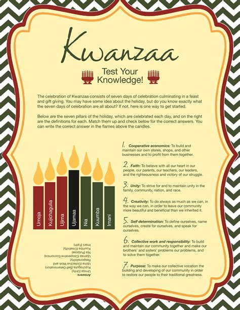 Kwanzaa coloring pages 7 principles. Free Printable Kwanzaa Quiz - American Greetings Blog