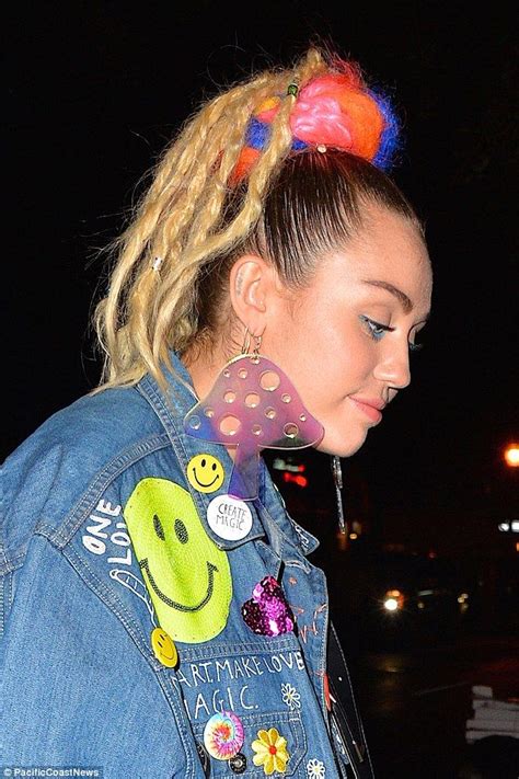 Miley Cyrus Wears Outrageous Double Denim Outfit In Nyc Double Denim