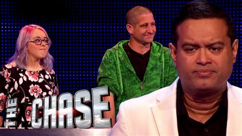 the chase demi and gareth s £10 000 final chase with the sinnerman youtube